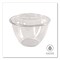 Eco-Products 48 oz. Renewable and Compostable Plastic Salad Bowls with Lids - Clear (150/Carton)